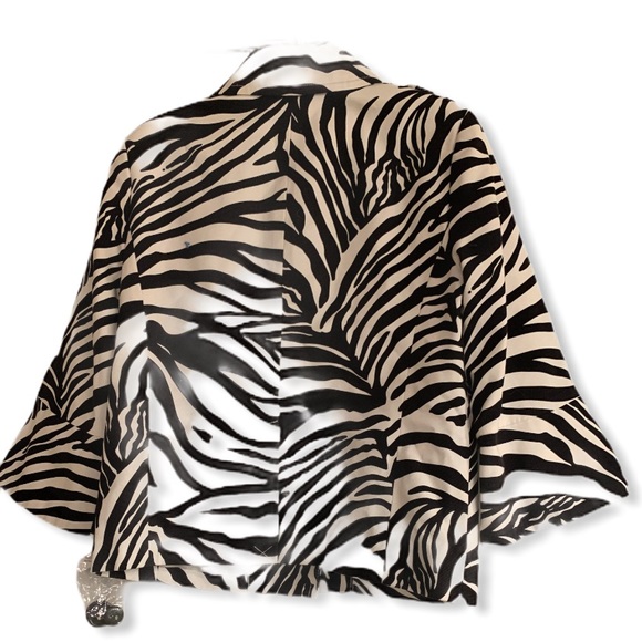 NWT Rafaella zebra print blazer SP - Picture 2 of 5